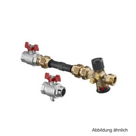 Oventrop Wär­memengenzähl­er-Anschluss­-Set mit Cocon QTZ, Durchgang, DN25