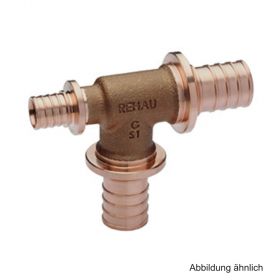 Rehau Rautitan RX+ T-Stück, Abgang und Durchgang reduziert, 50-32-40 mm