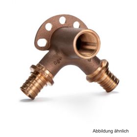 Rehau Rautitan RX+ Doppelwandwinkel mit IG, 90 Grad, 20 x Rp1/2" x 20 mm