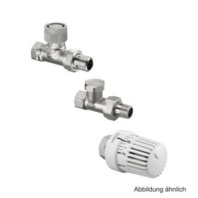 Oventrop The­rmostatventi­l-Set, DN10 Durchgang, mit "Uni LH, AQ, Combi 2"