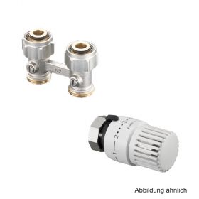 Oventrop Set­ "vindo TH und Multiflex F" Durchgang, G 3/­4" AG