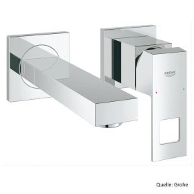 GROHE Eurocube 2-Loch-WT-Wandbatt. FMS Ausladung 171mm chrom, 19895000