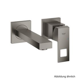 GROHE Eurocube 2-Loch-WT-Wandbatt. FMS Ausladung 171mm hard graphite geb.