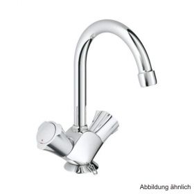 GROHE Costa Waschtisch-Einlochbatterie m. Schwenkauslauf & versenkb. Kette,chrom