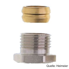 HEIMEIER Klemmverschraubung für Cu- u. Stahlrohr 16mm, DN15 (1/2")