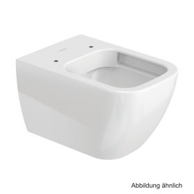 Duravit Happy D.2 Wand-Tiefspül-WC 540 mm, rimless, Durafix, weiss, 2222090000