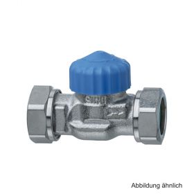 HEIMEIER Thermostat-Ventilunterteil flachdicht. Nippelanschl., DN15, kvs 2,50