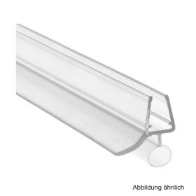 Universal-Dichtung f. Duschtüren runde Schleiflippe unten, 23069