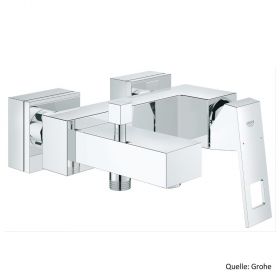 GROHE Eurocube Einhand-Wannenbatterie, DN15, Wandmontage, chrom 23140000