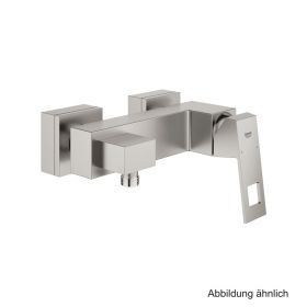 GROHE Eurocube EH-Brausebatterie Wandmontage eigensicher supersteel, 23145DC0