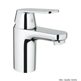 GROHE Eurosmart C EH-Waschtischbatt. gl. Körper Mittelst. kalt chrom 2337600E