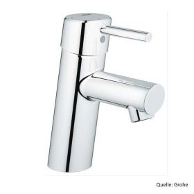 GROHE Concetto EH-WT-Batterie Mittelstellung kalt glatter Körper chrom