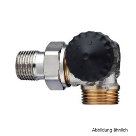 HEIMEIER Thermostat-Ventilunterteil ger. Widerst., Winkeleck/re., AG G3/4
