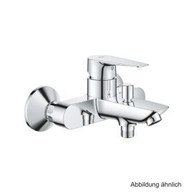GROHE BauEdge EH-Wannenbatterie Wandmontage eigensicher chrom, 23604001