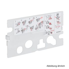 Geberit Schutzplatte für UP-Spülkasten mit Betätigung von oben/vorne