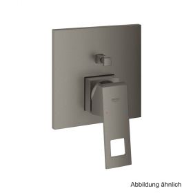 GROHE Eurocube EH-Wannenbatterie FMS hard graphite gebürstet, 24062AL0