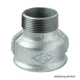 Reduktionsmuffe I/ A verzinkt, Nr. 246, 3/8" x 1/4"