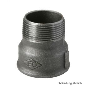 Reduktionsmuffe I/ A schwarz, Nr. 246, 2" x 1"