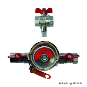 Allmess Einbausatz EAT 3/4" Qp 1,5 DS6 m.Adapter 1/2" f.Schrankmontage o.VL-KH