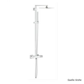 GROHE Euphoria Cube 230 Duschsystem m. Thermostat Wandmontage chrom, 26087000