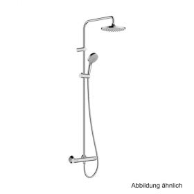 HG Showerpipe Vernis Blend 200 1jet mit Brausethermostat, verchromt, 26276000