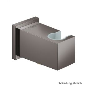 GROHE Euphoria Cube Wandanschlussbogen mit Wandbrausehalter hard graphite