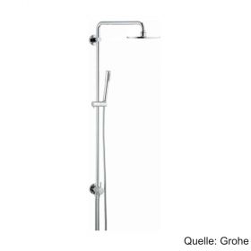 GROHE Rainshower Duschsystem m. Umstellung f. Wandmontage  emp  Kopfbrause, chrom