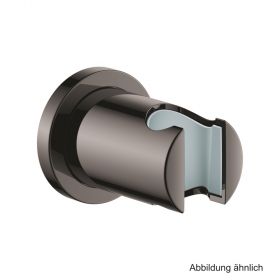 GROHE Rainshower Wandbrausehalter n. verstellbar runde Ros. hard graphite