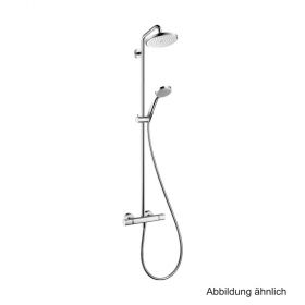 HG Duschkombi. Croma 220 Showerpipe m.Kopf-/Handbr. u. Therm. verchr, 27185000