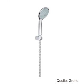 GROHE Euphoria Brausegarnitur Mono mit 1250mm-Schlauch, Brause & Halter, chrom