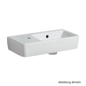 Geberit Handwaschbecken Renova Compact 50 x 25 cm, Hahnloch links, 276350000