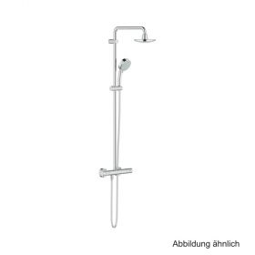 GROHE Tempesta C Duschsystem m. AP-Thermostatbatterie, 1750mm Brauseschl., chrom