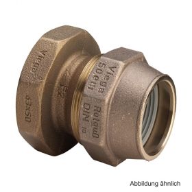 Viega Maxiplex-Reduzierstück, Modell 9019 mm, 40 mm x 32 mm, Rotguss