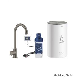 GROHE Red Mono Standventil, Boiler M-Size C-Ausl. hard graphite gb., 30085AL1
