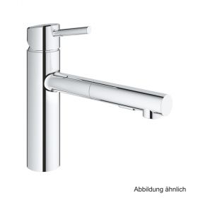 GROHE Concetto EH-SPT-Batterie mittelhoch ausziehbare Spülbrause chrom