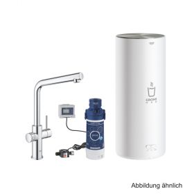 GROHE Red Duo Armatur und Boiler L-Size L-Auslauf chrom, 30325001