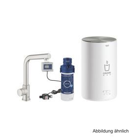 GROHE Red Mono Standventil, Boiler M-Size L-Auslauf supersteel, 30339DC1