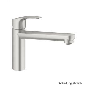 GROHE Eurosmart EH-SPT-Batterie mittelhoher Auslauf supersteel, 30463DC0