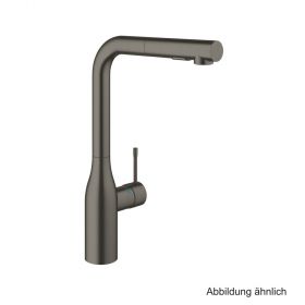 GROHE Essence EH-Spültischbatterie auszb. Spülbrause hard graphite geb.