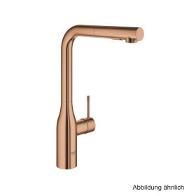 GROHE Essence EH-Spültischbatterie ausziehbare Spülbrause warm sunset