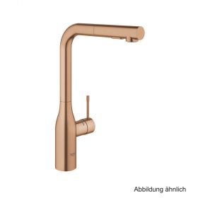 GROHE Essence EH-Spültischbatterie auszb. Spülbrause warm sunset gebürstet