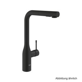 GROHE Essence EH-Spültischbatterie azb. Dual Spülbrause phantom black