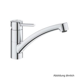 GROHE BauClassic EH-Spültischbatterie flacher Auslauf chrom, 30575000