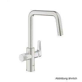 GROHE Blue Pure Eurosmart SPT-Batterie U-Auslauf supersteel, 30583DC0