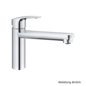 GROHE Eurosmart EH-SPT-Batterie Vor-Fenster-Montage mh. Auslauf chrom