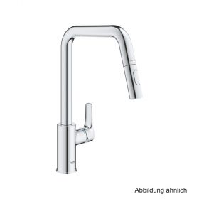 GROHE Eurosmart EH-SPT-Batterie hoher Auslauf Dual Spülbrause chrom, 30619000