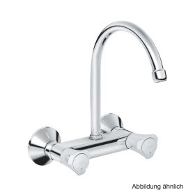 GROHE Costa Spültisch-Wandbatterie Bogenauslauf chrom, 31191001