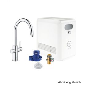 GROHE Blue Professional Starterkit C-Auslauf auszb. BT/WIFI chrom, 31325002