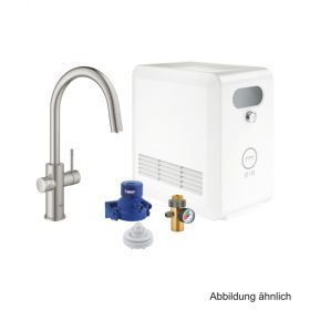 GROHE Blue Professional Starterkit C-Ausl. azb. BT/WIFI supersteel, 31325DC2