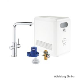 GROHE Blue Professional Starterkit L-Auslauf auszb. BT/WIFI chrom, 31326002